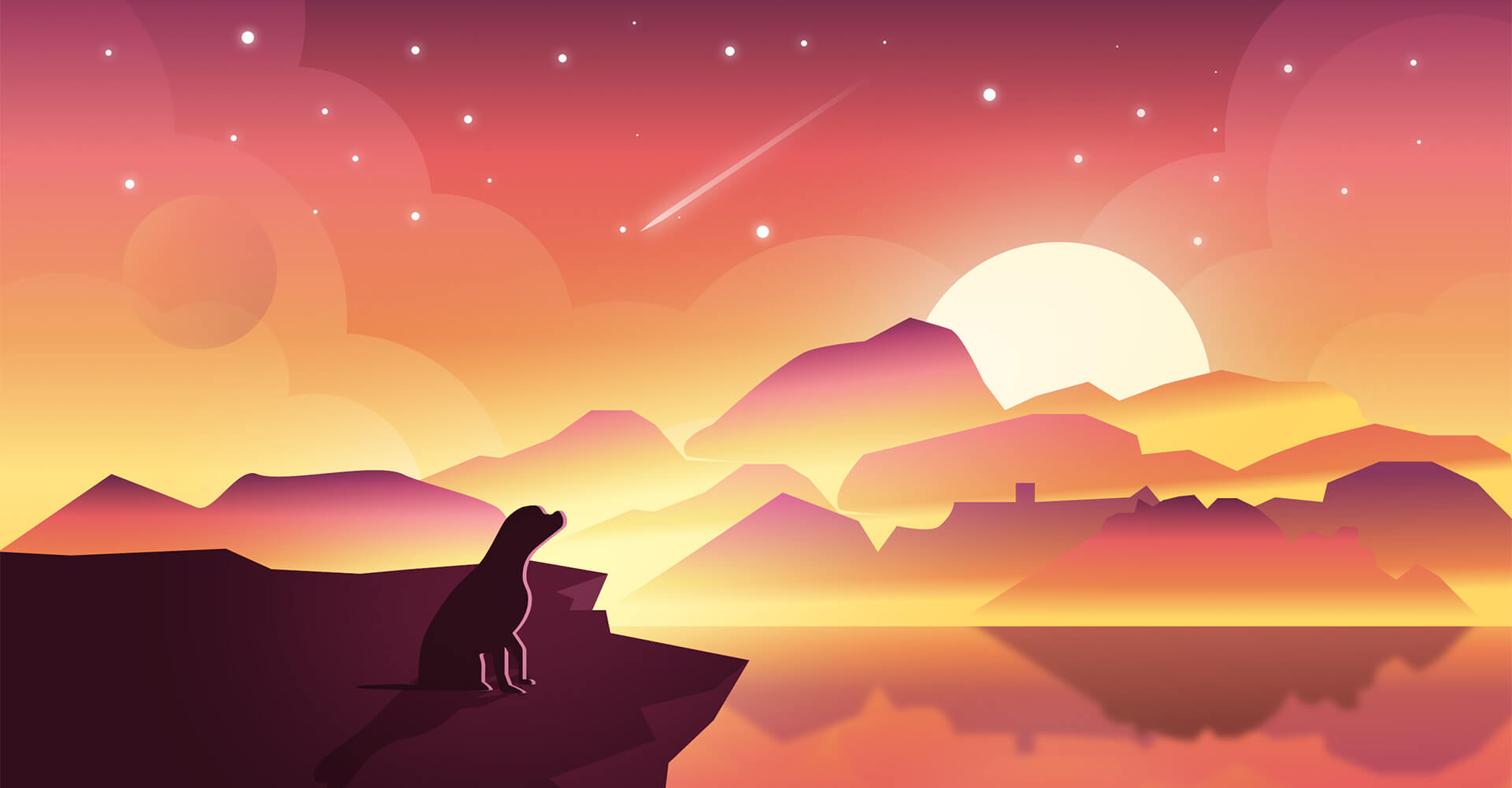 Dream dog by Julien Clauzier | Walli Dream dog by Julien Clauzier | Walli